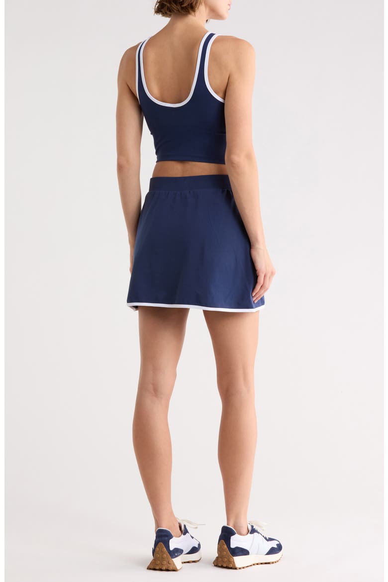 Lux Emmie Crop Tank & Skort Set, Alternate, color, NAVAL ACADEMY