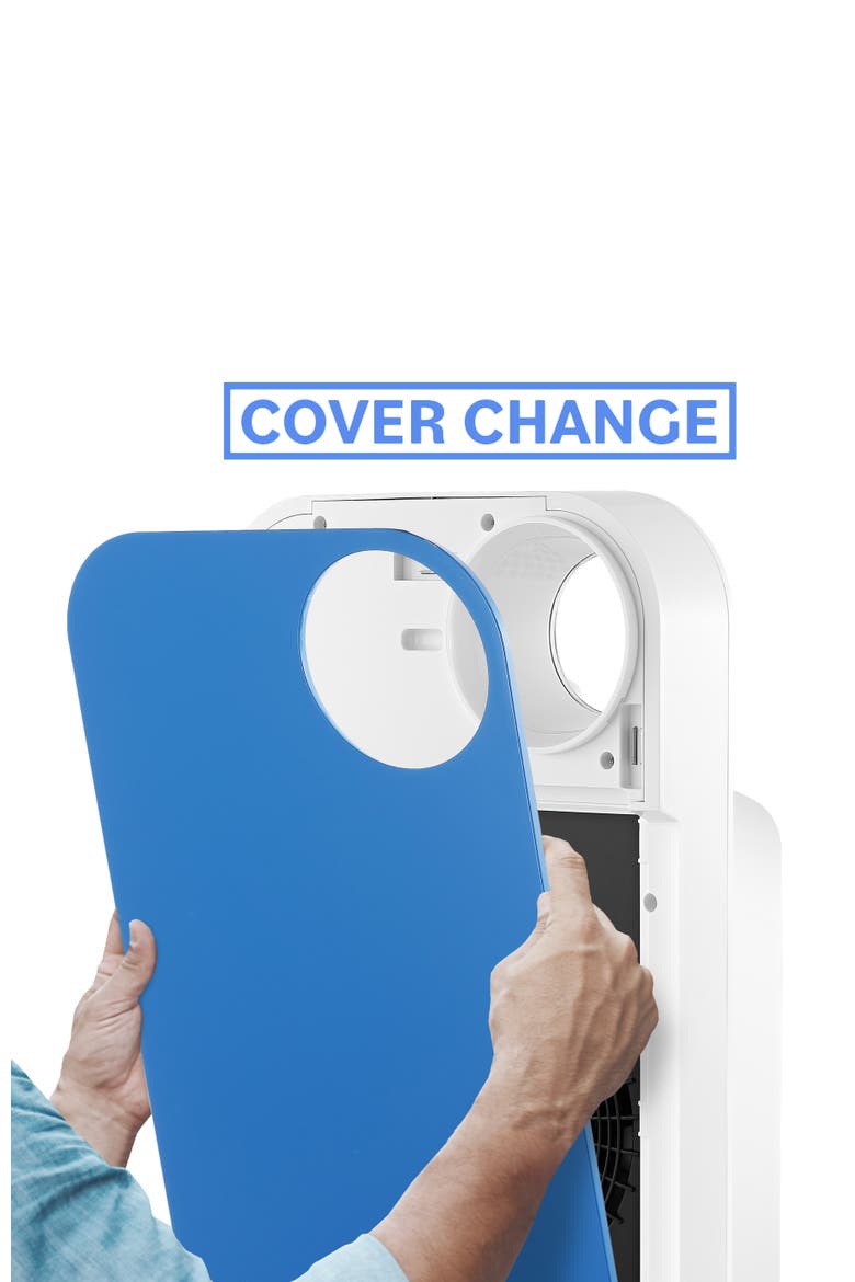 Custom Air Purifier Face Cover, Alternate, color, Santorini Hills Blue