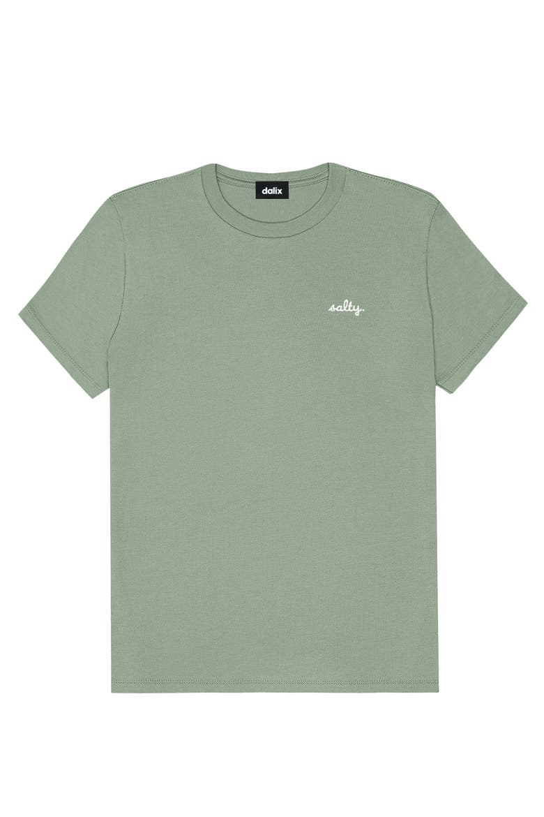 Womens Shirt Salty Tee, Alternate, color, Sage