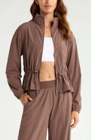 Zella Atlas Jacket with Hidden Hood