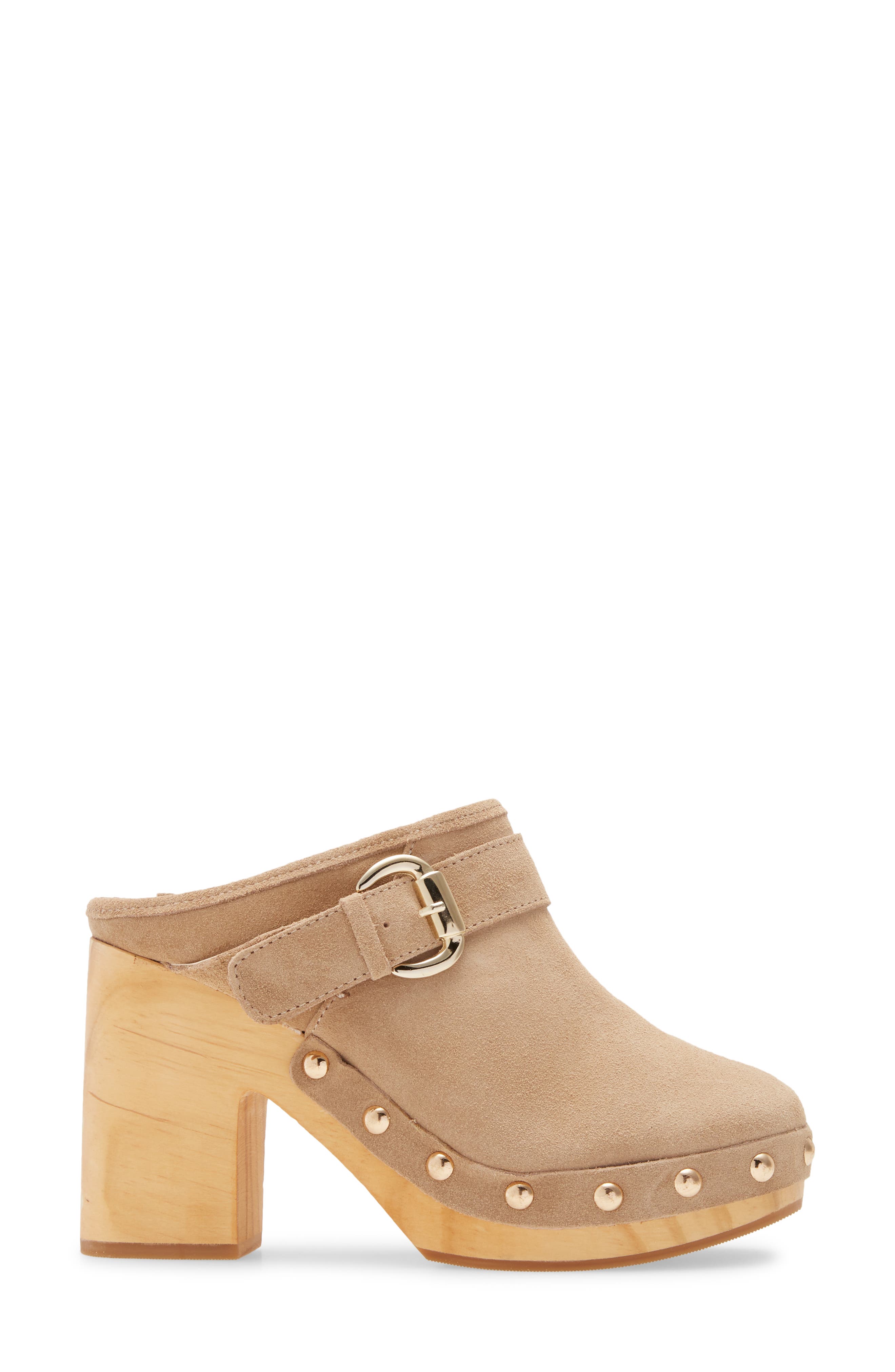 Hilde Platform Mule, Alternate, color, TAN SUEDE