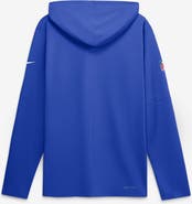 Nike Men's Nike Royal Los Angeles Rams Sideline Lightweight Long Sleeve Hooded Dri-FIT Top