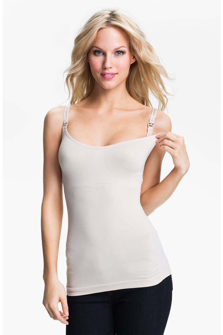 Cake 'Toffee' Logo Nursing Tank, Main, color, FRENCH TOFFEE