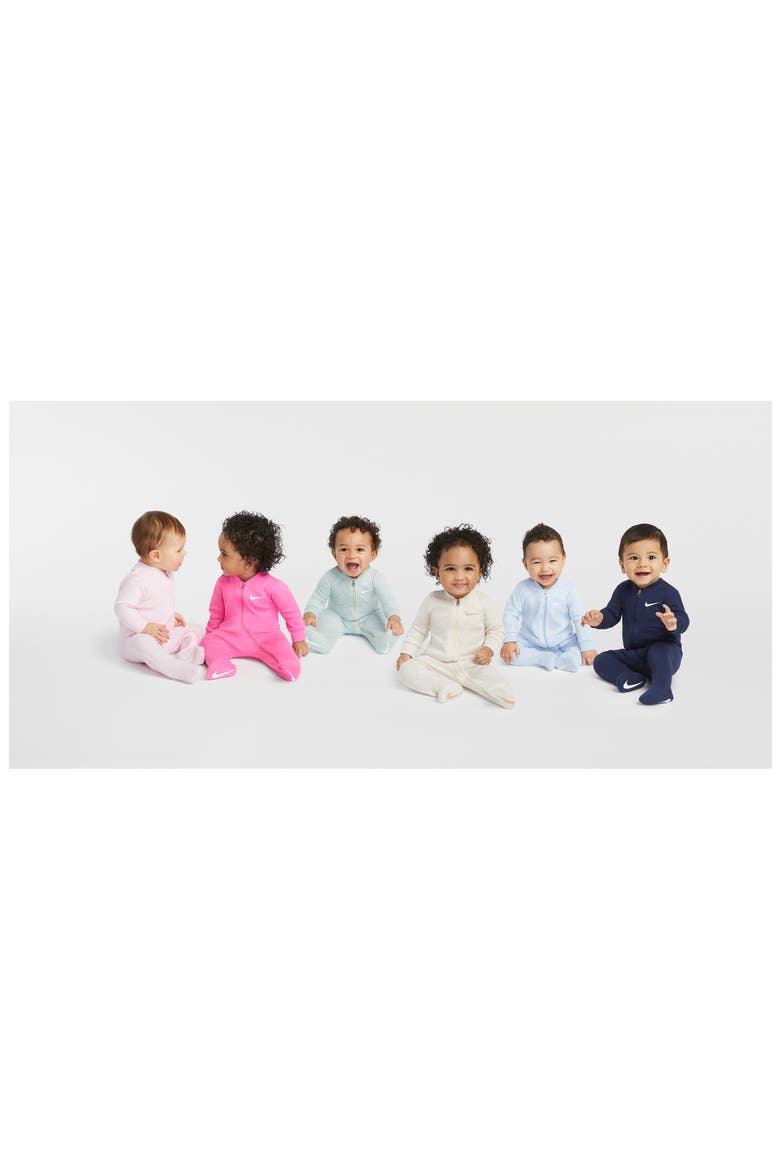 Essentials French Terry Footie, Alternate, color, A9YPINK FO