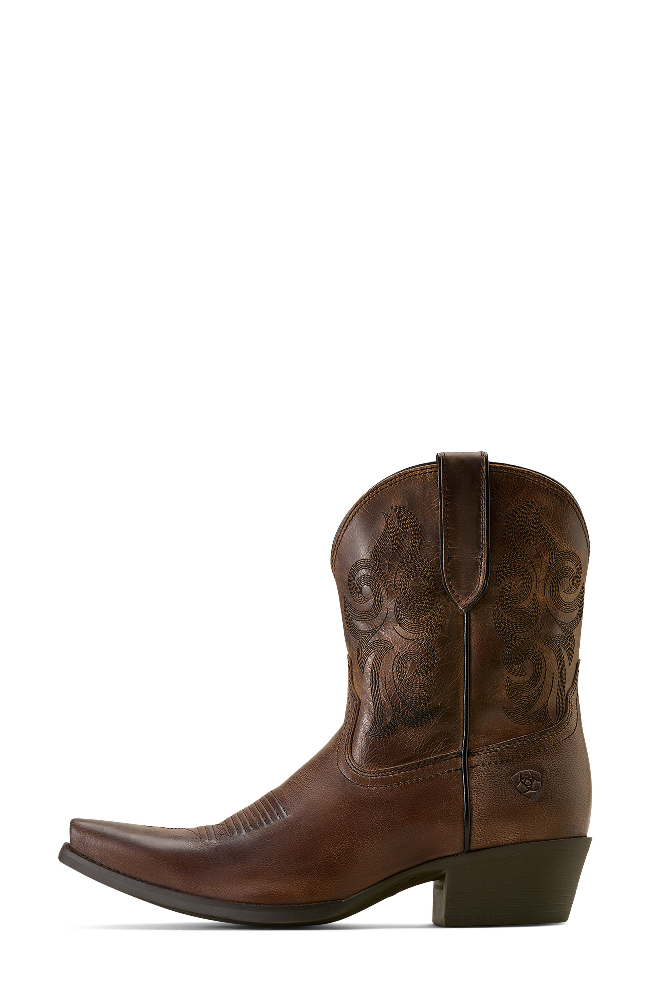 Lacona X Toe Western Boot, Alternate, color, MESA BROWN