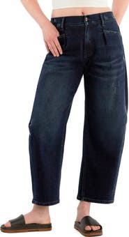 HINT OF BLU Relaxed Barrel Jeans