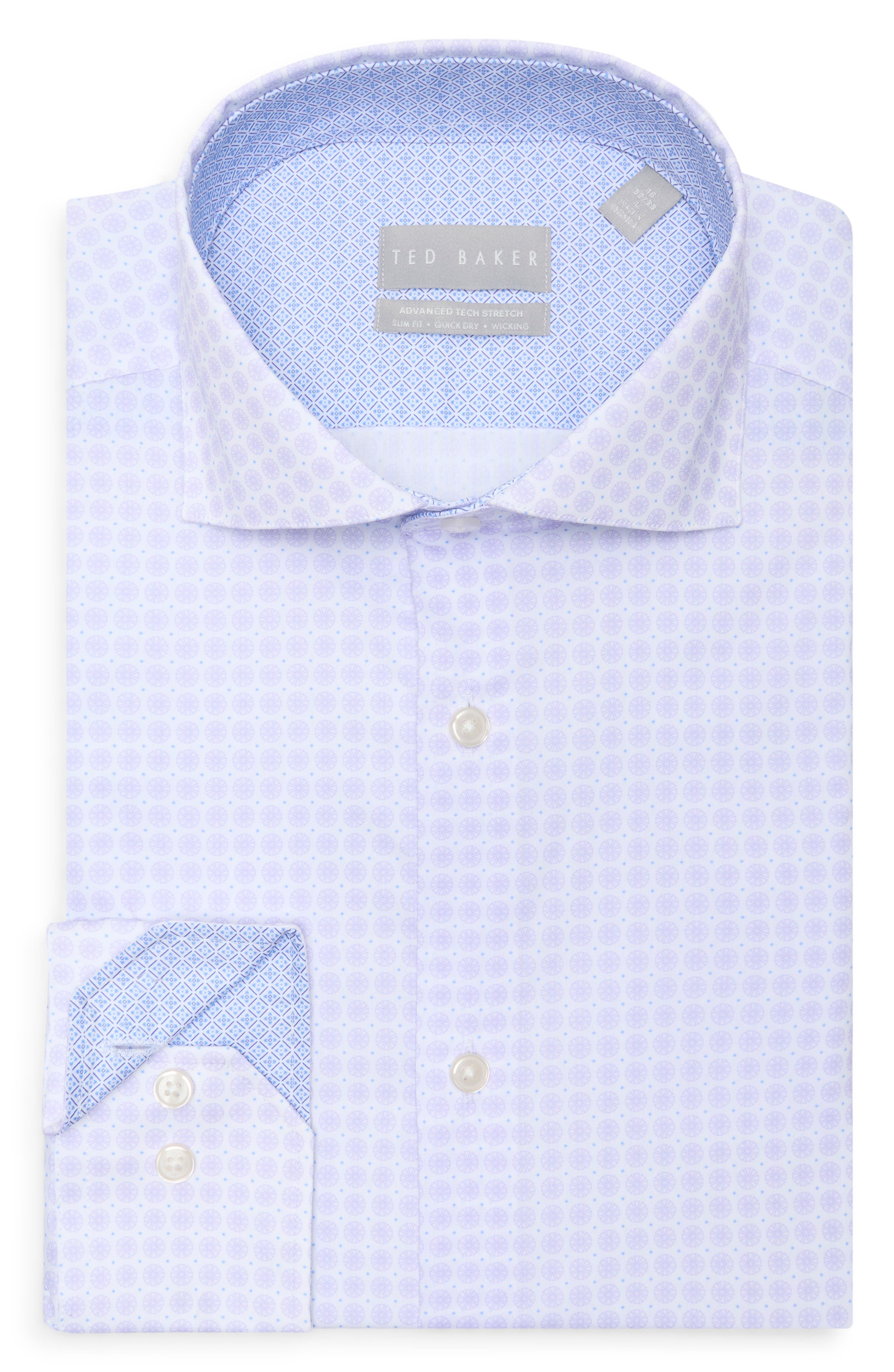 Ted Baker London Slim Fit Advanced Tech Stretch Dress Shirt