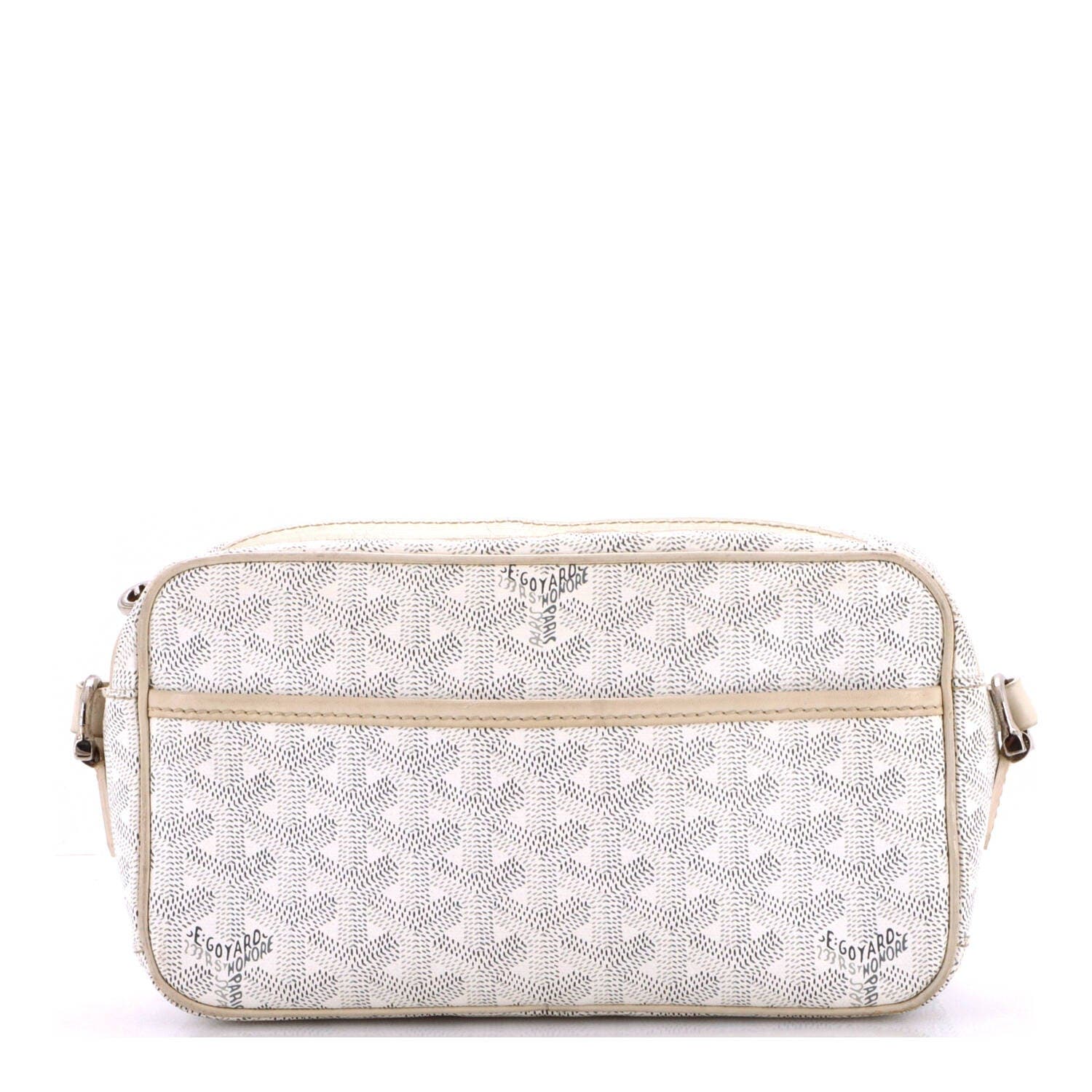Cap Vert Bag Coated Canvas, Main, color, White