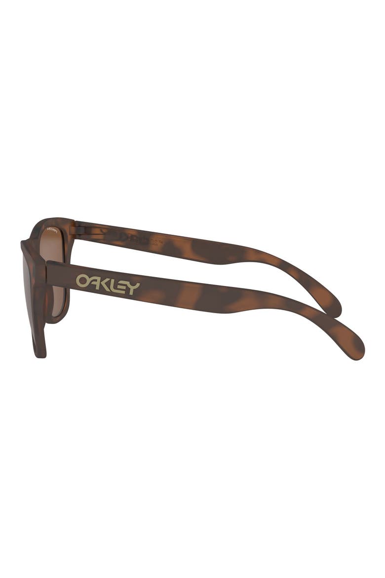 55mm Polarized Rectangular Sunglasses, Alternate, color, BROWN TORTOISE/ BROWN