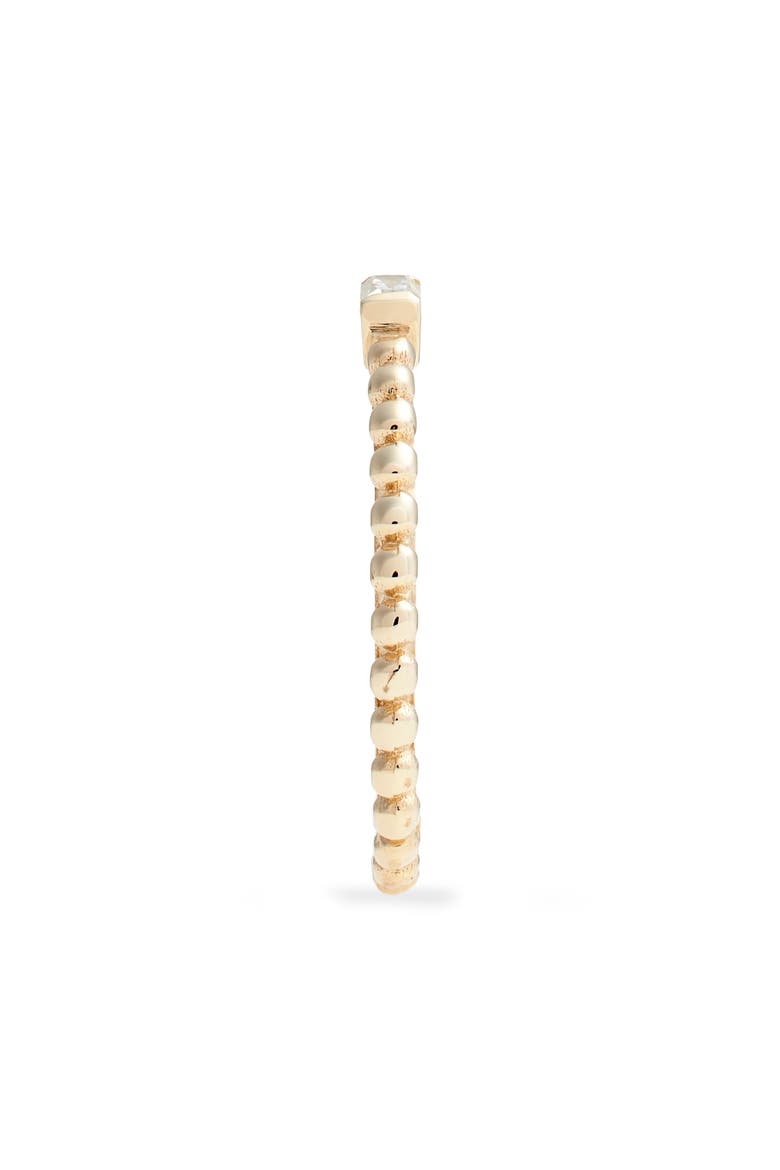 Dewdrop White Topaz Stacking Ring, Alternate, color, YELLOW GOLD/ WHITE