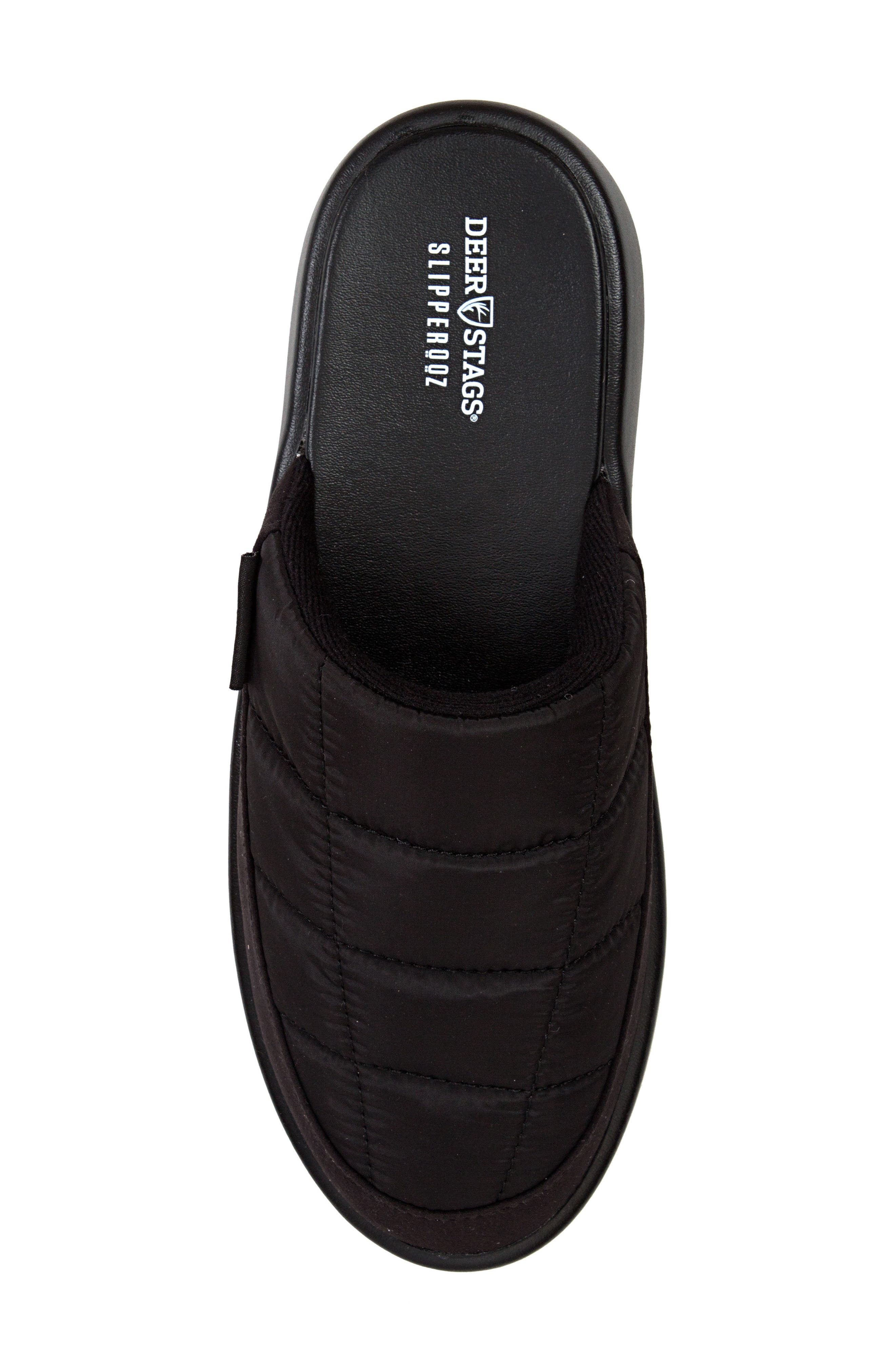 Oslo Scuff Slipper, Alternate, color, BLACK