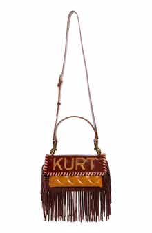 Shoreditch EW Kurt Fringed Leather Crossbody Bag
