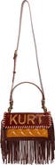 Kurt Geiger London Shoreditch EW Kurt Fringed Leather Crossbody Bag