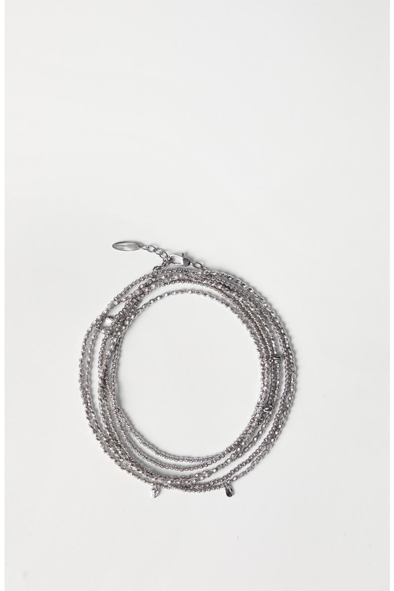 Hematite and Sterling Silver bracelet, Alternate, color, Silver
