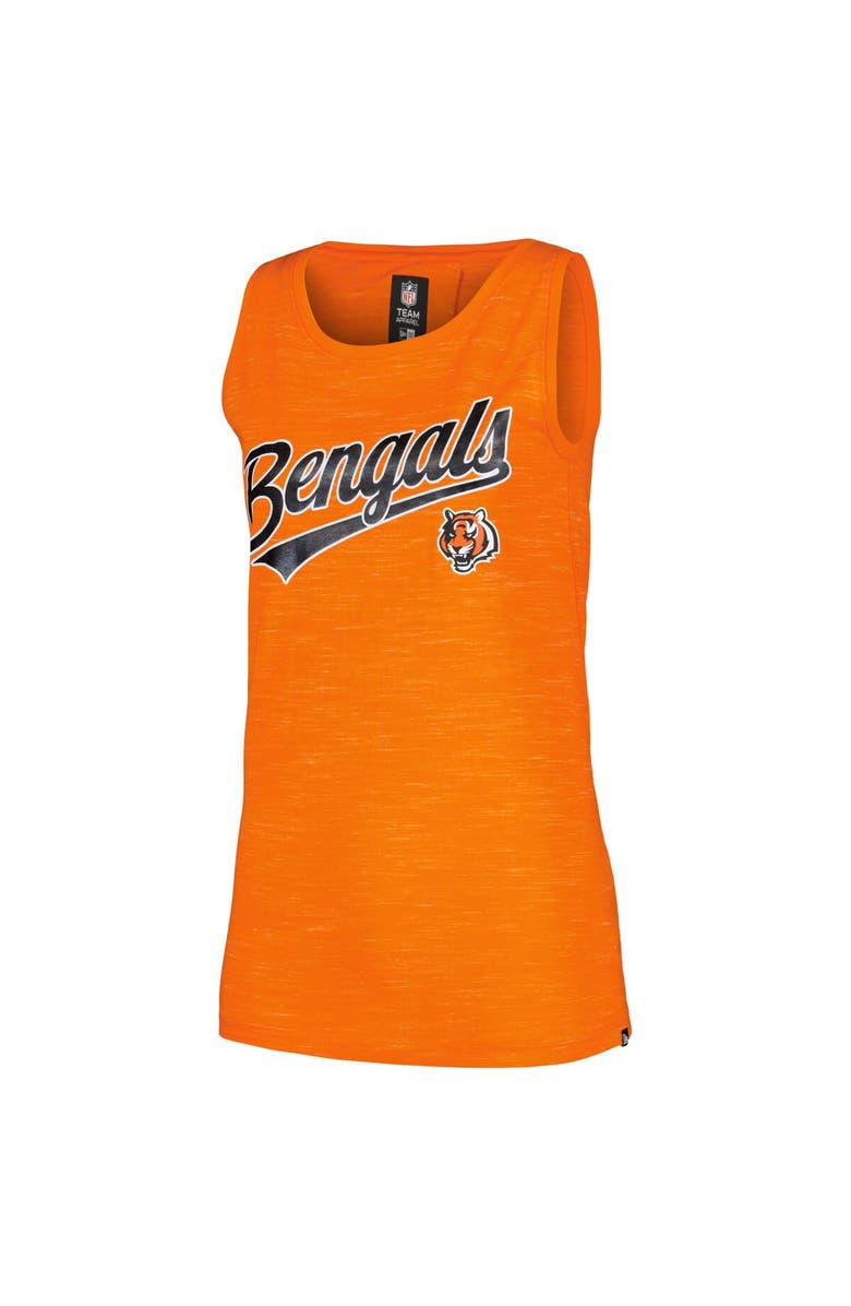 New Era Women's New Era  Orange Cincinnati Bengals  Space Dye Active Tank Top, Alternate, color, Orange