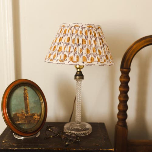 Sophie Williamson Design Pleated Lampshade In White