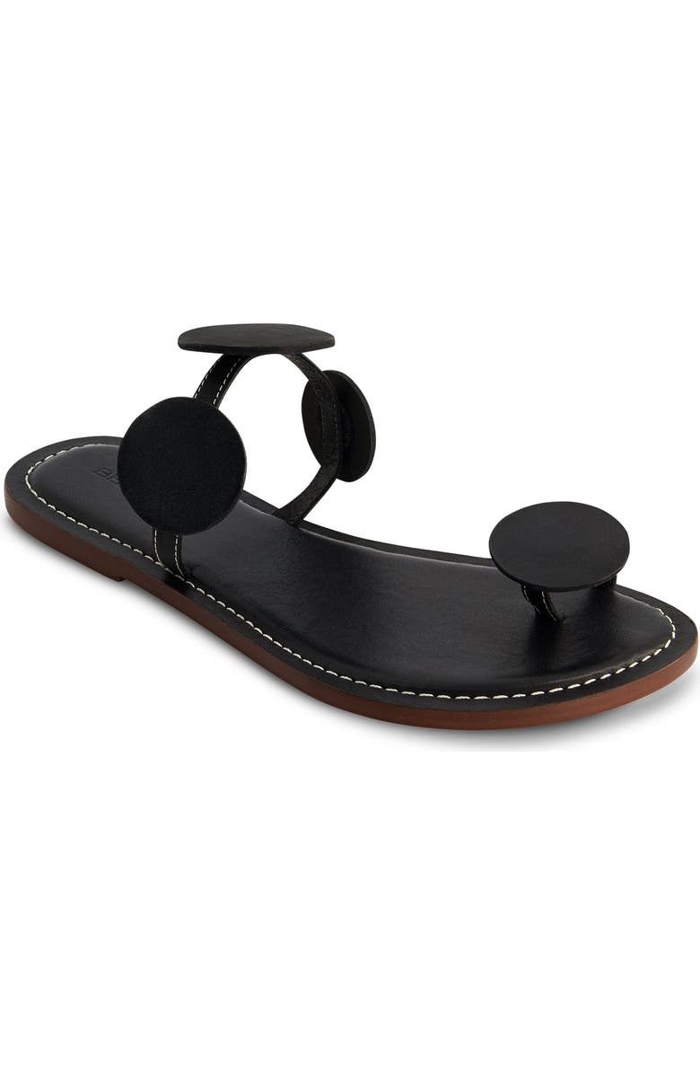 Bernardo Footwear New Moon Toe Loop Sandal, Alternate, color, Black