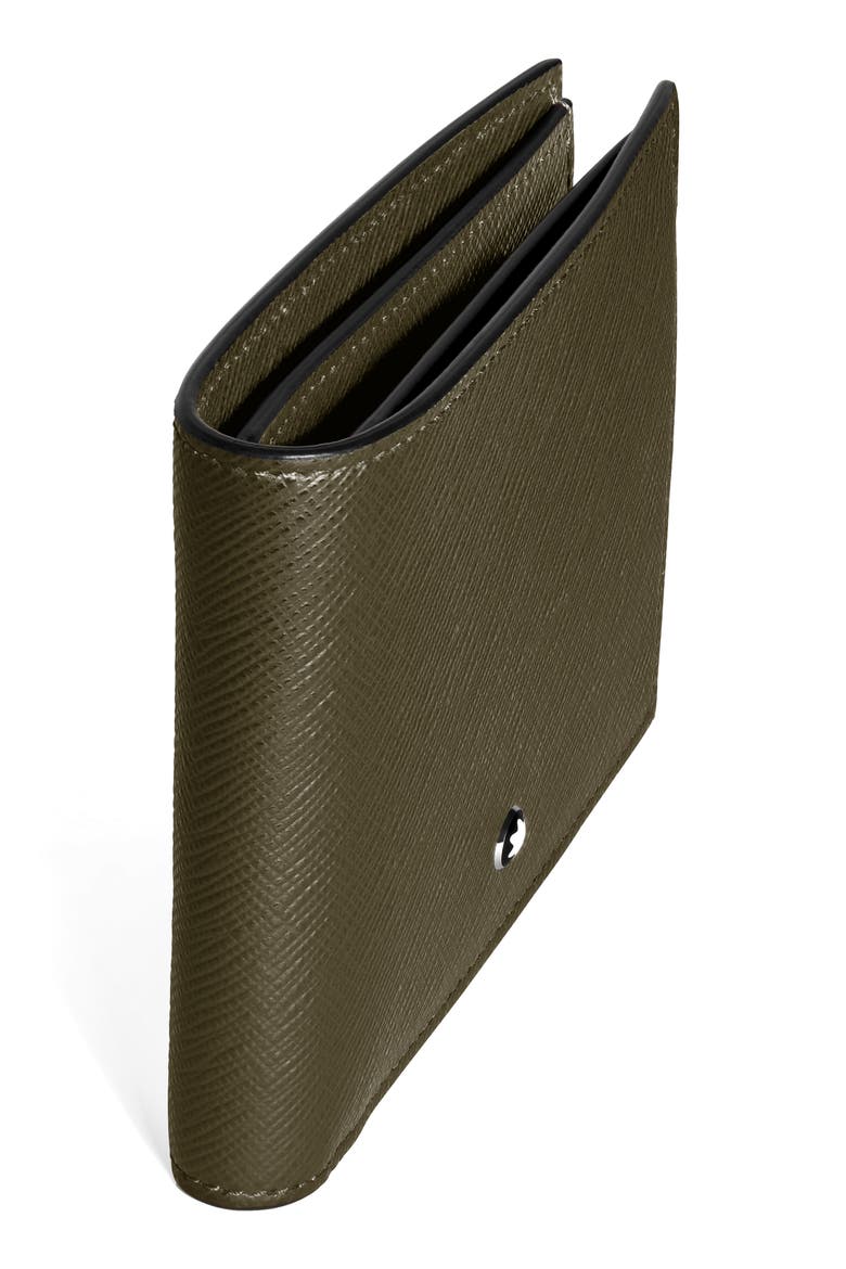 Sartorial Leather Bifold Wallet, Alternate, color, KHAKI
