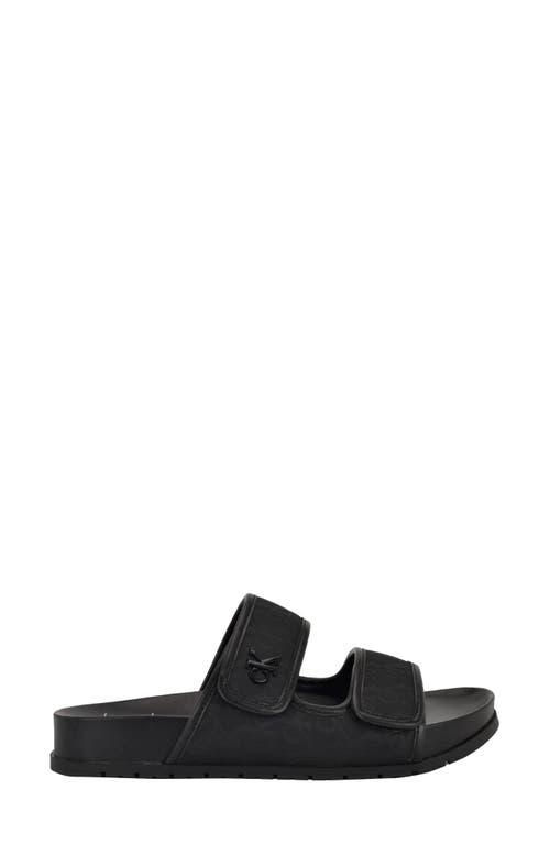 Calvin Klein Valery Slide Sandal In Black