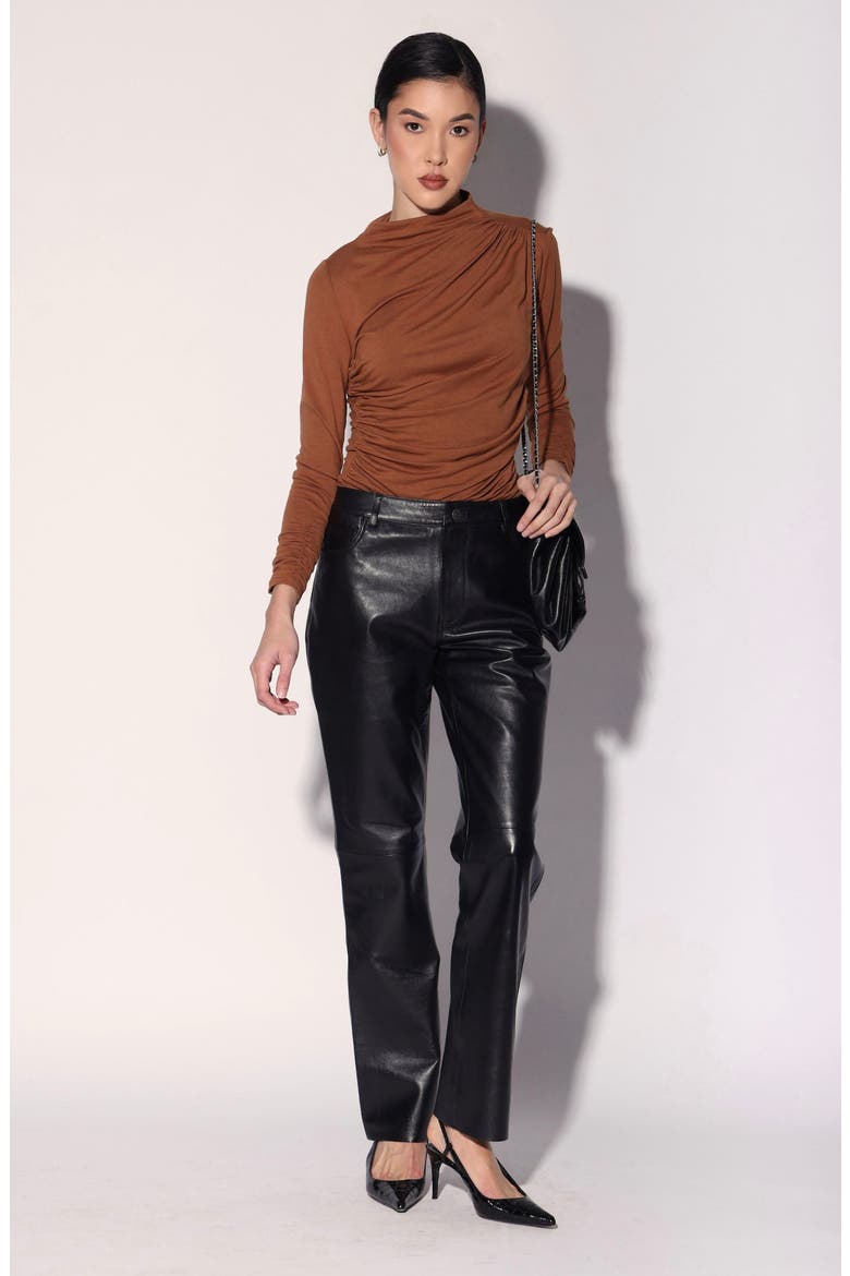 Michaela Top, Alternate, color, Cognac