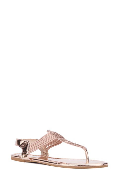 Freya T-Strap Flat Sandal (Women)