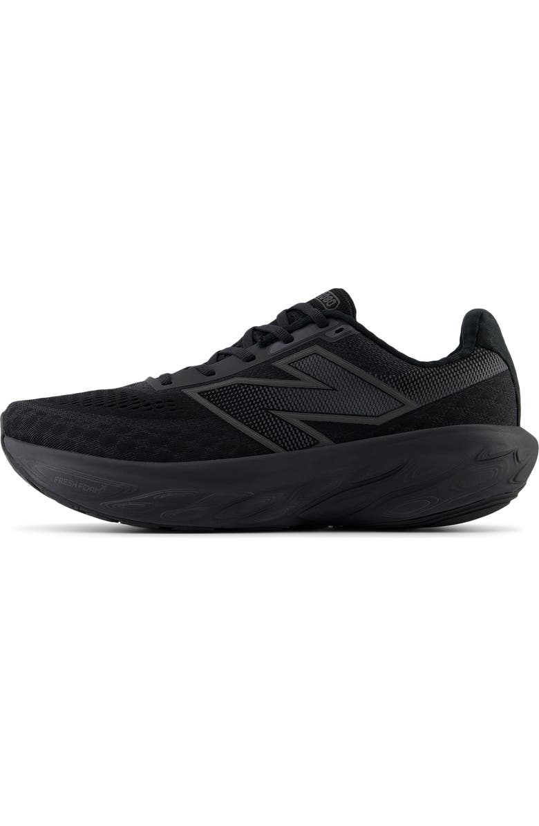 New Balance Fresh Foam X 1080 v14 Running Shoe, Alternate, color, Black/ Black Metallic