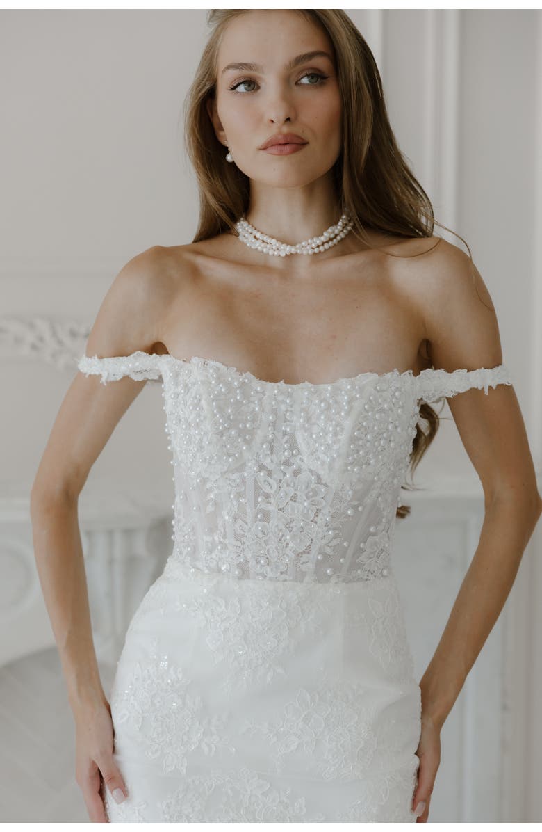 Untamed Petals Estella Mini Dress, Main, color, Ivory