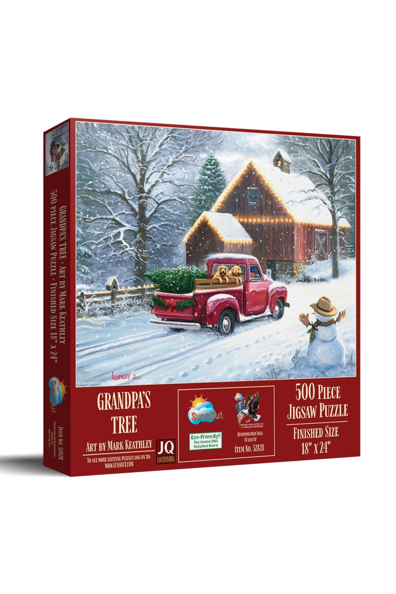 Grandpas Tree 500 piece Jigsaw Puzzle for Adults, Main, color, Multicolor