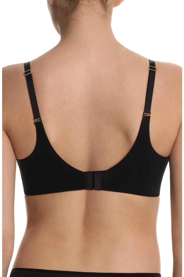 Cloud Comfort Convertible Back Smoothing Wireless Bra, Alternate, color, BLACK