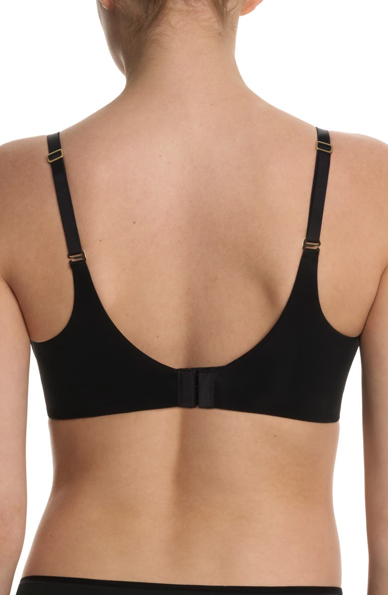 Natori Cloud Comfort Convertible Back Smoothing Wireless Bra, Alternate, color, Black