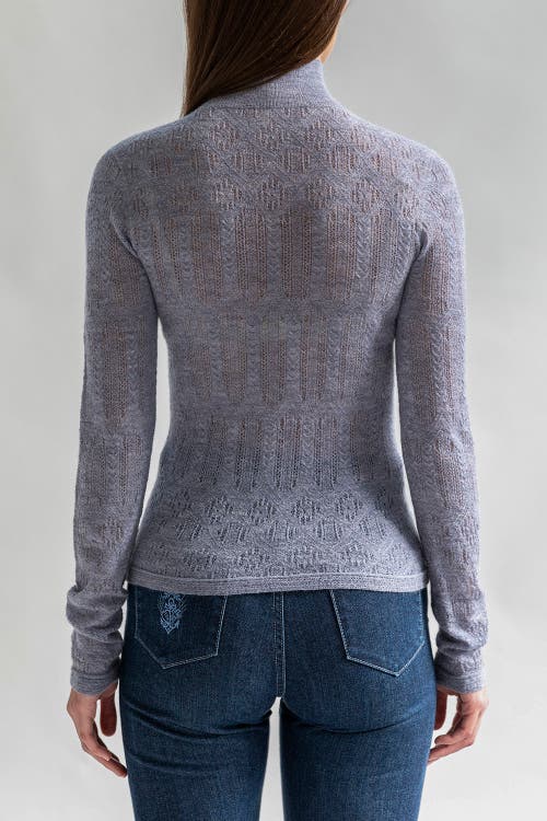 Sskein Elise Pullover In Glint Grey
