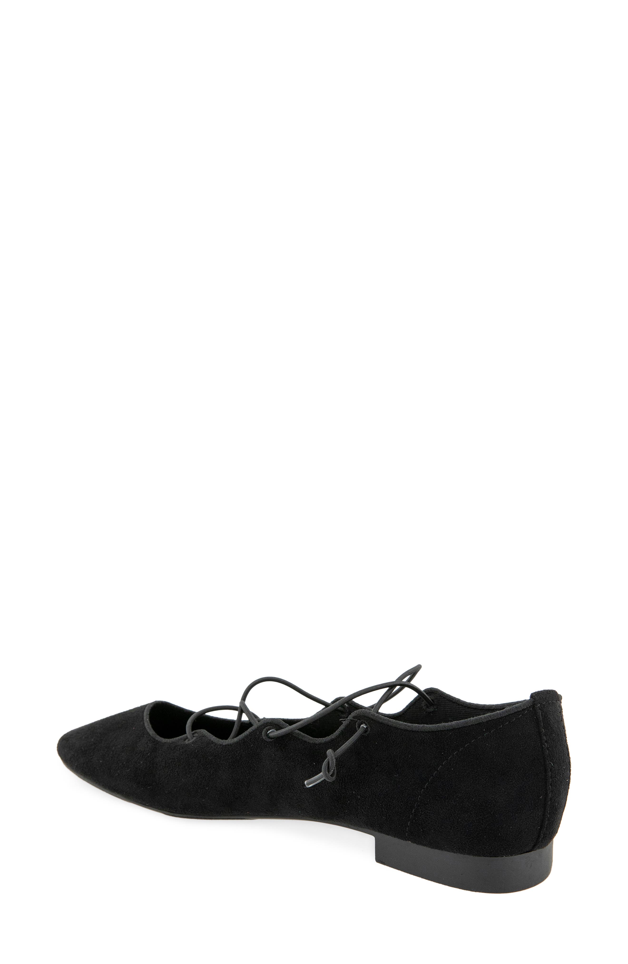 Eglantine Mary Jane Flat, Alternate, color, BLACK