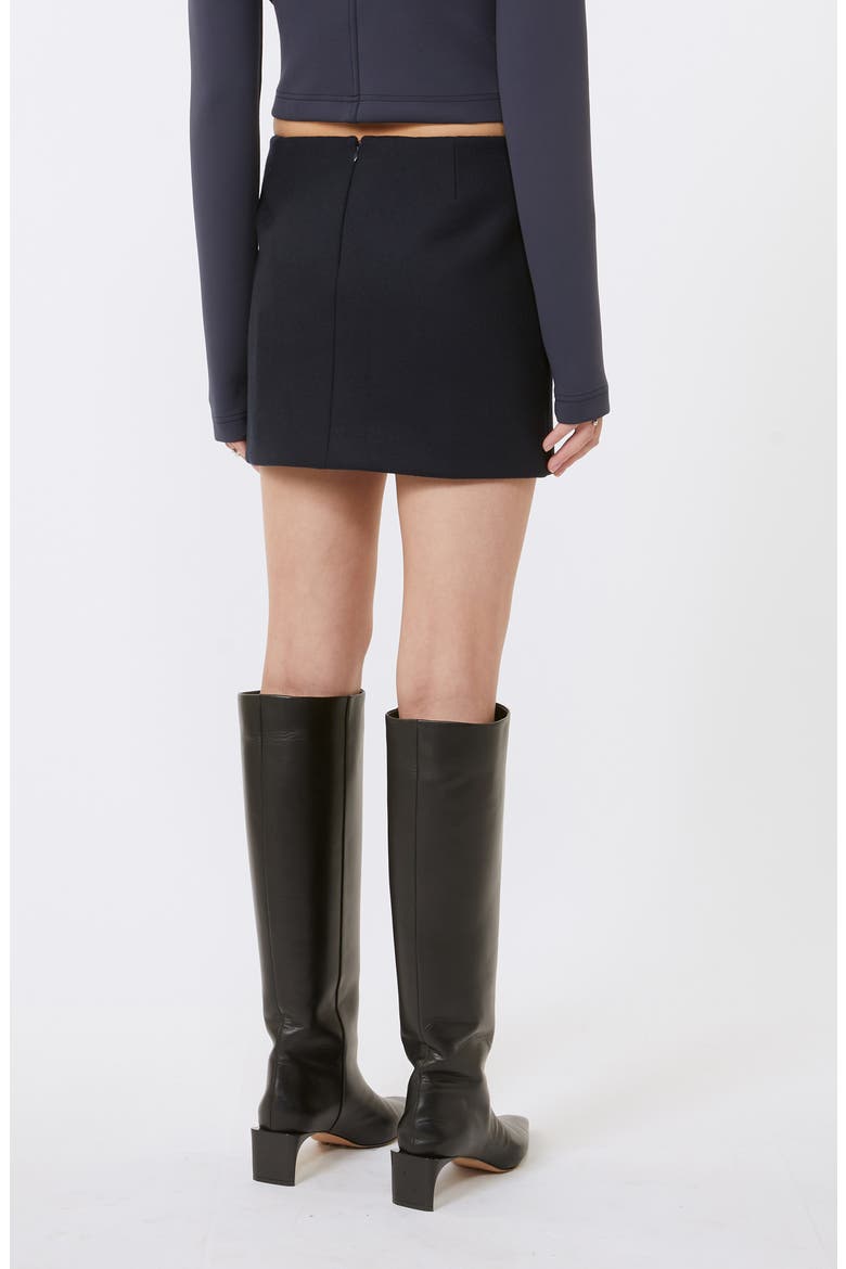 Poggio Virgin Wool Miniskirt, Alternate, color, MIDNIGHT BLUE