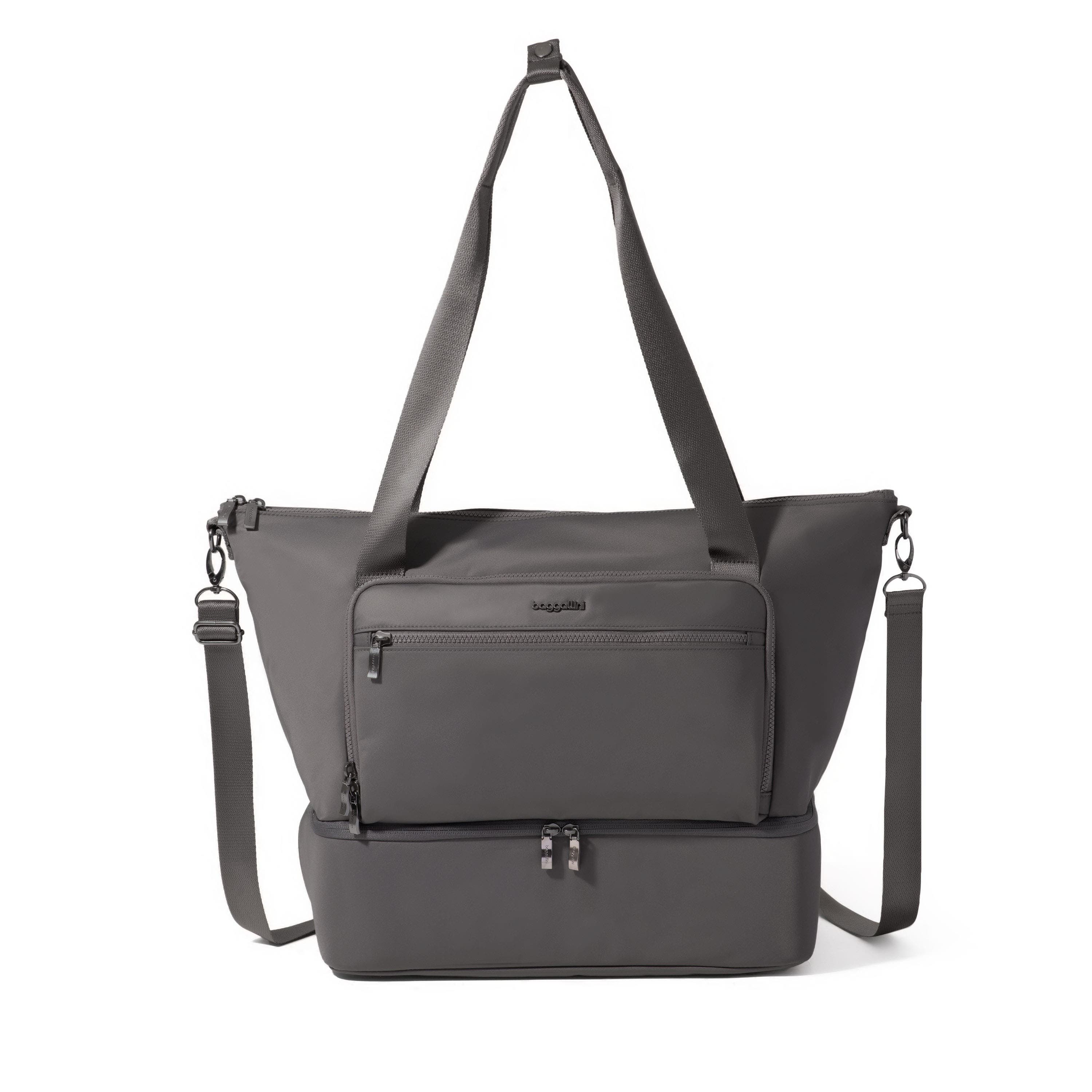 Park Ave Overnight Tote, Main, color, Smoke Twill