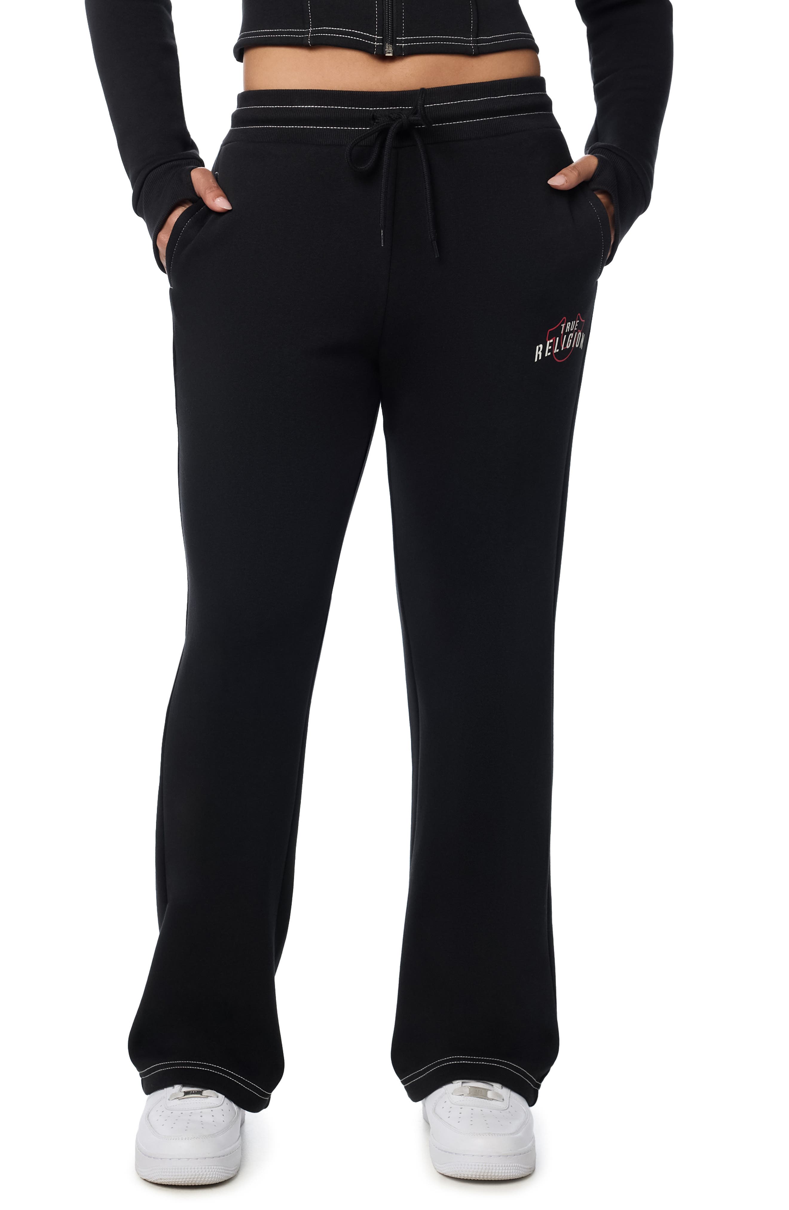 Straight Leg Fleece Pants