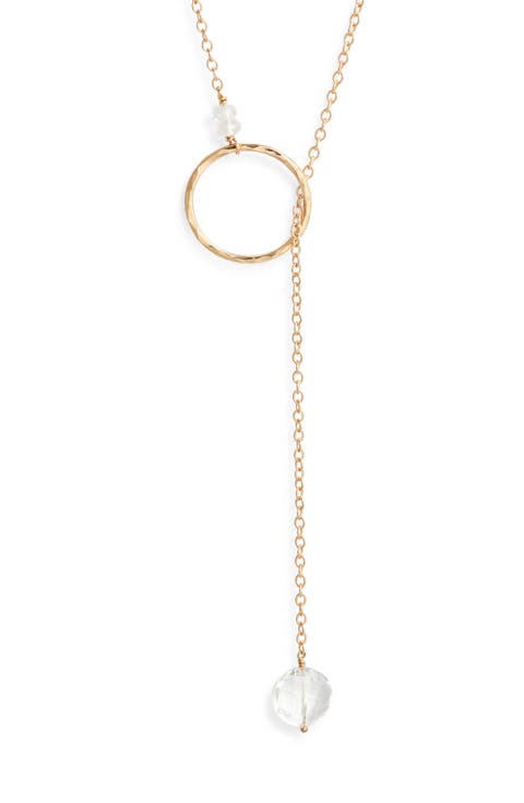 Gwyneth Semiprecious Toggle Necklace