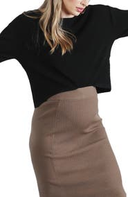 Angel Maternity Maternity Knit Crop Top