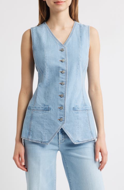 Yasmin Stretch Denim Vest (Jocelyn)