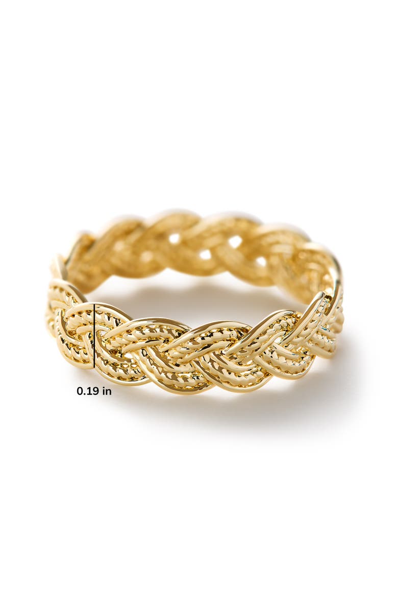 Ana Luisa Band Ring - Chloe, Alternate, color, Gold