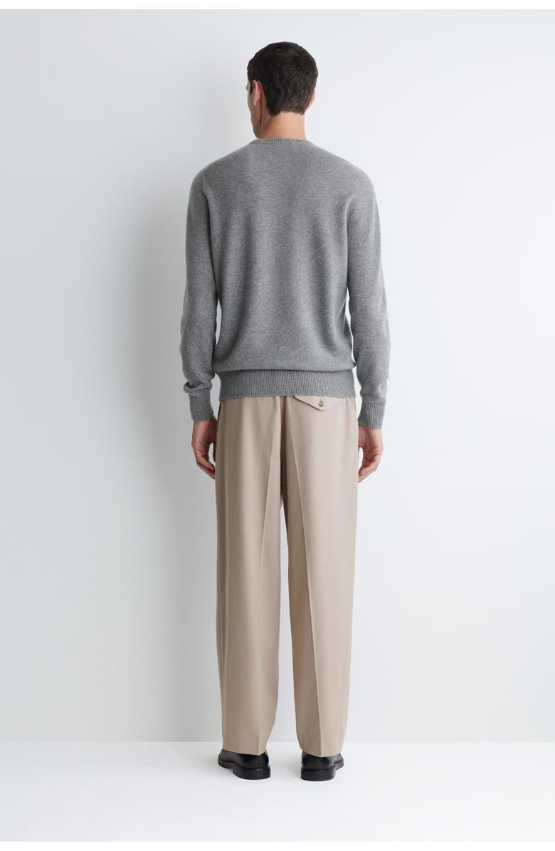 COS Seamless Cashmere Crew-Neck Sweater, Alternate, color, Gray