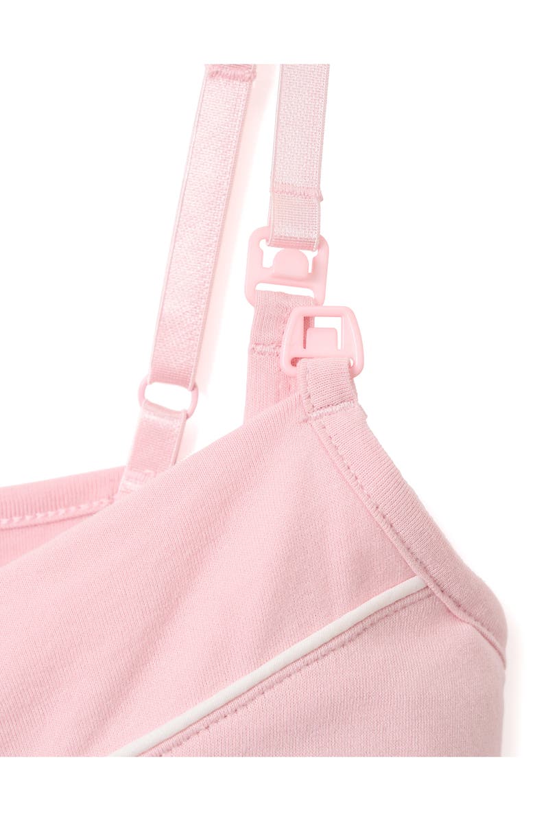 Petite Plume Luxe Pima Cotton Maternity/Nursing Camisole, Alternate, color, Pink