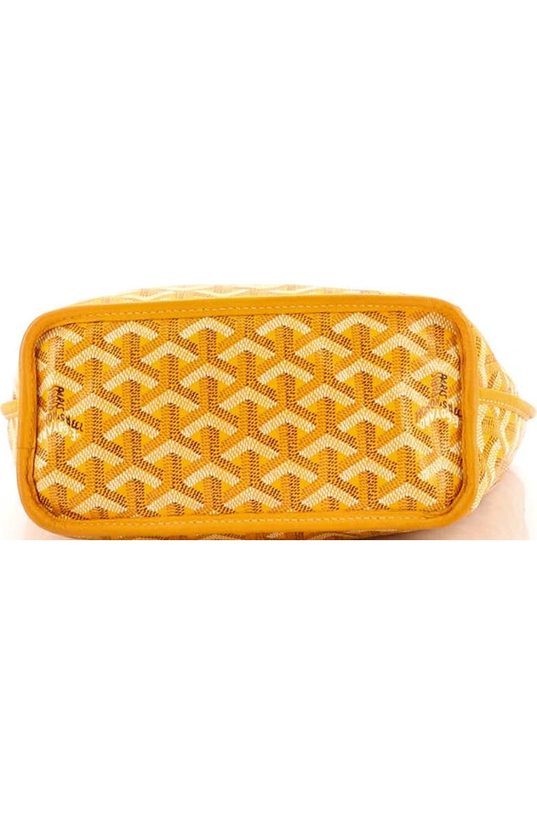 Pre-Owned Goyard Anjou Reversible Tote Coated Canvas Mini, Alternate, color, Yellow