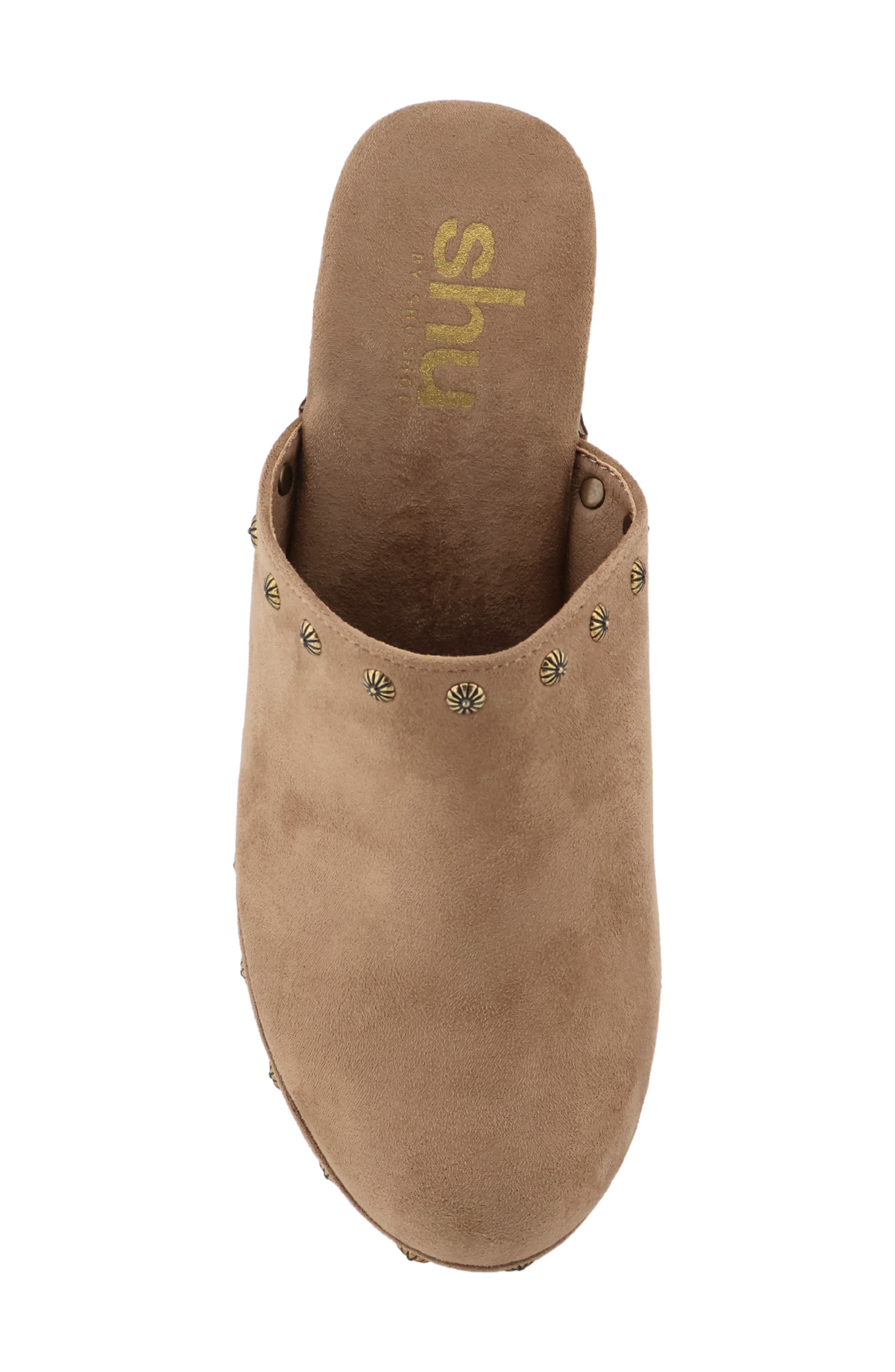 Kelsey Faux Leather Clog, Alternate, color, TAUPE