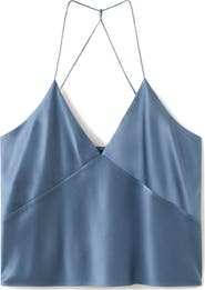 MANGO Stretch Silk Camisole