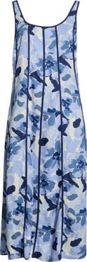 Halogen® Floral Print Pipe Maxi Dress
