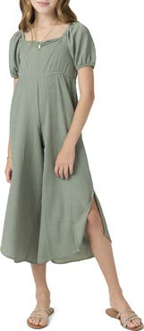 O'Neill Kids' Ariah Wide Leg Crop Jumpsuit