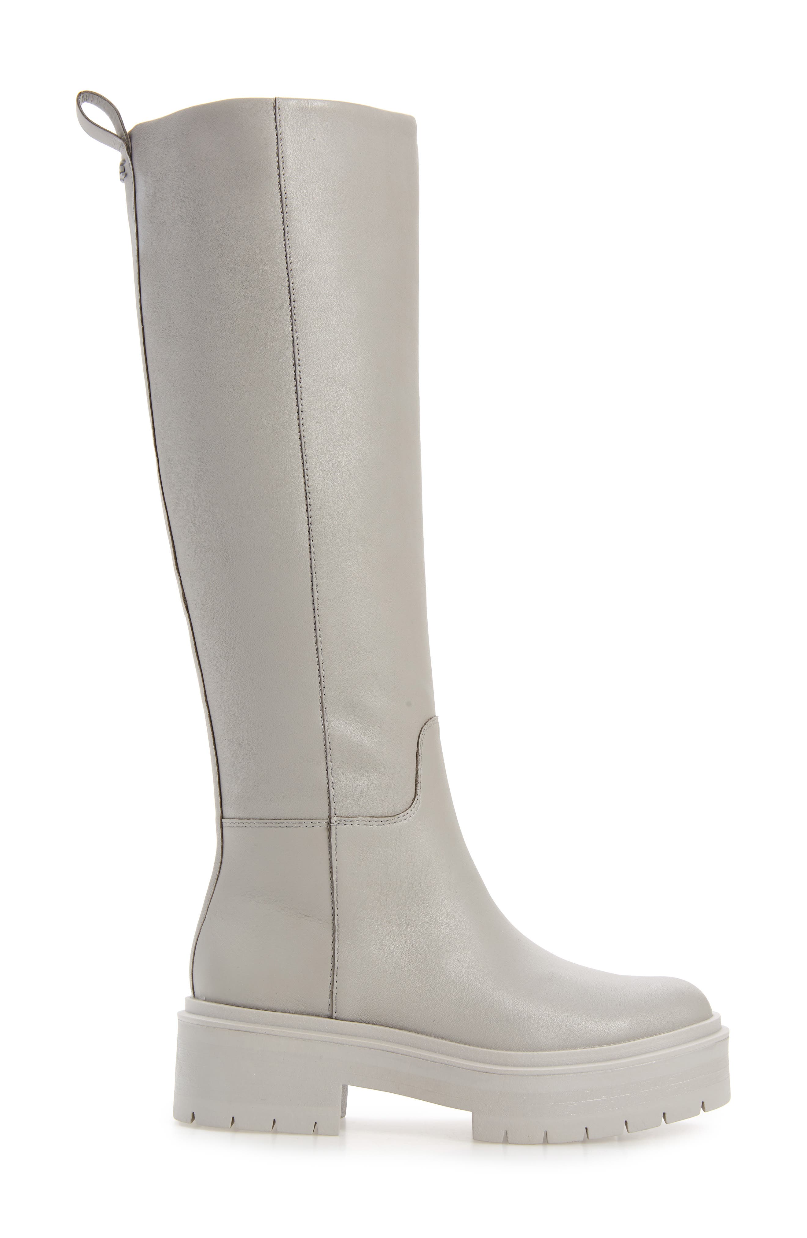 Larina Waterproof Knee High Platform Boot, Alternate, color, PEBBLE GREY