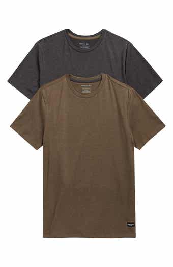 2-Pack Cotton Blend Crewneck Undershirts