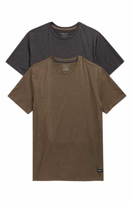 2-Pack Cotton Blend Crewneck Undershirts
