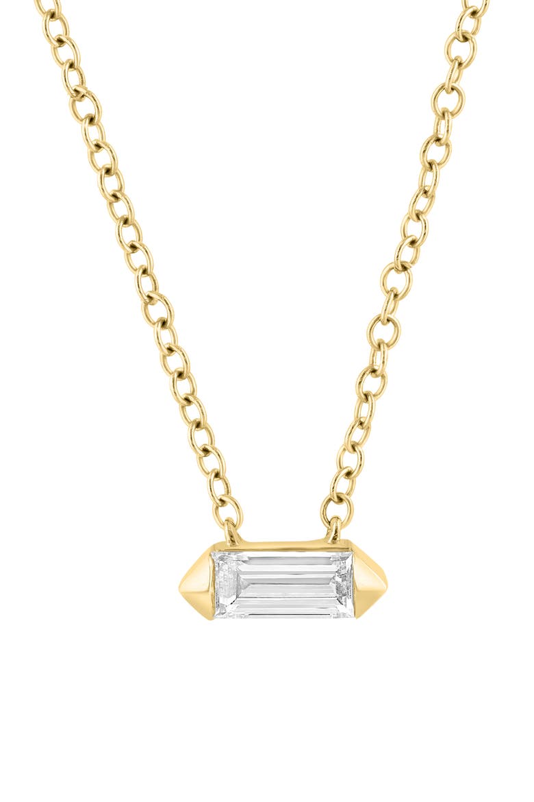Lab Grown Diamond Pendant Necklace, Main, color, GOLD